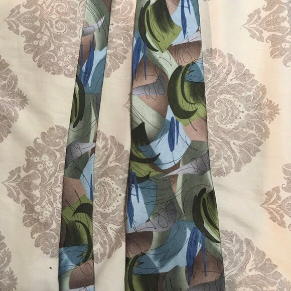 Silk designer tie - Picture 1 of 1